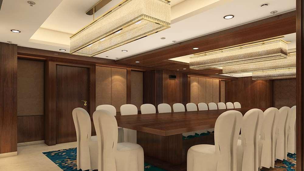 Radisson Blu Towers Kaushambi Delhi Ncr Hotel Gáziábád Létesítmények fotó The interior of the meeting room